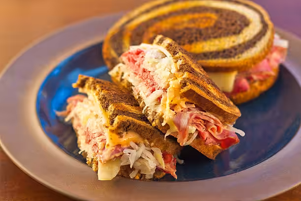 Reuben Bake with Layers of Corned Beef