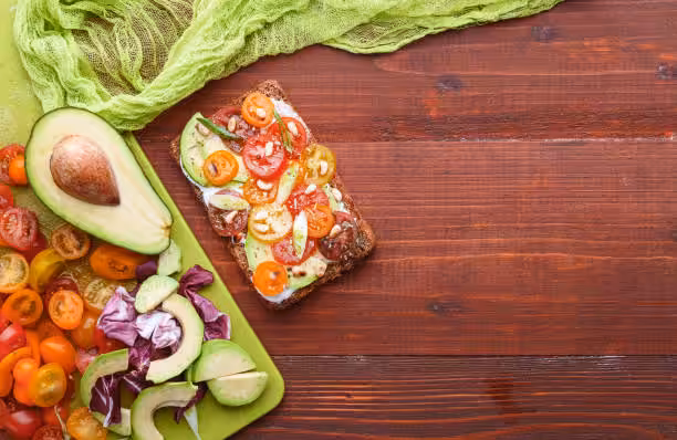 Avocado Toast with Feta, Cherry Tomatoes