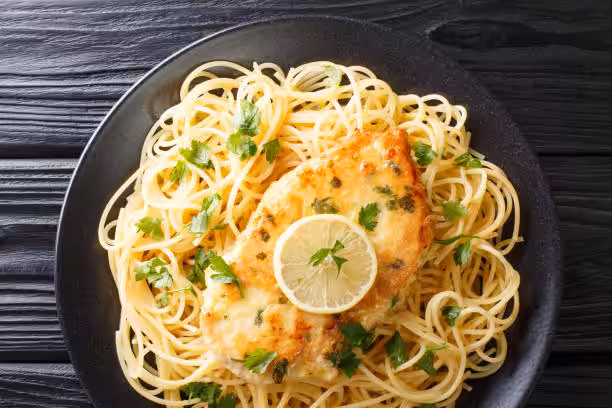 Chicken with Buttered Noodles