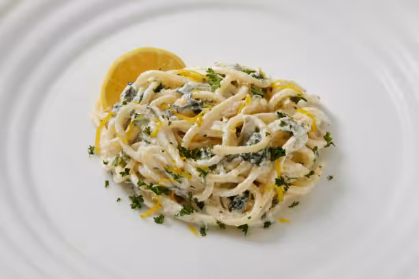 Lemon Ricotta Pasta with Spinach