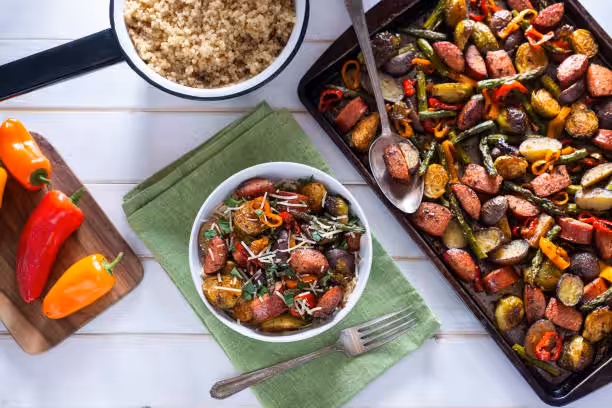 sheet pan meal prep