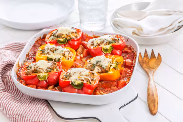 stuffed bell pepper casserole