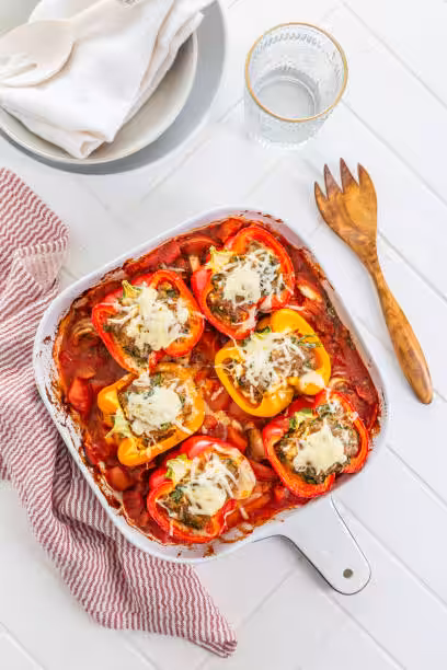 stuffed bell pepper casserole