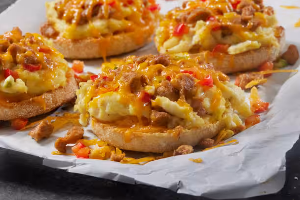 English Muffin Breakfast Pizza