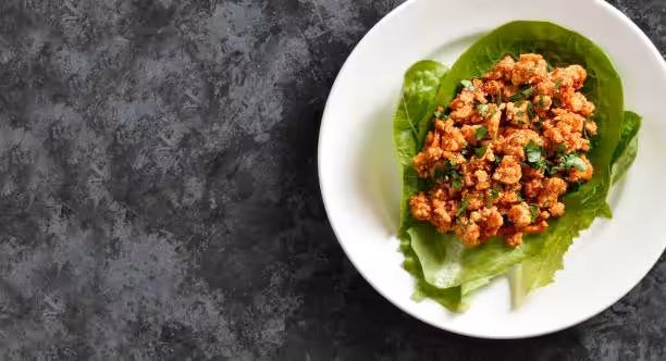 ground beef lettuce wraps