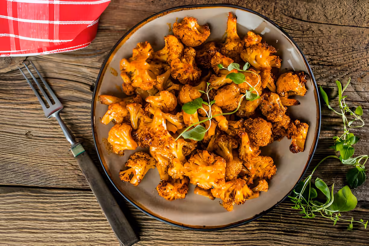 Air Fryer Buffalo Cauliflower Recipe