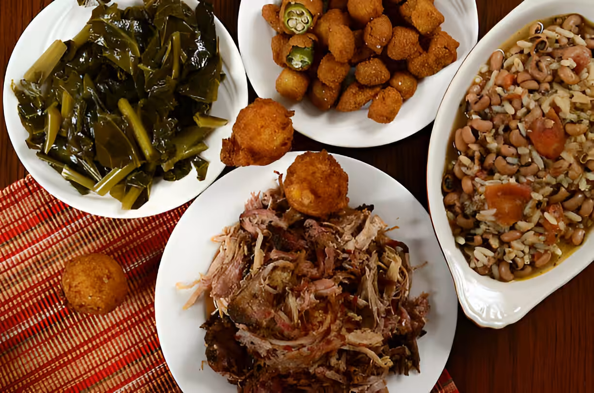 Classic Soul Food Dinner Plates