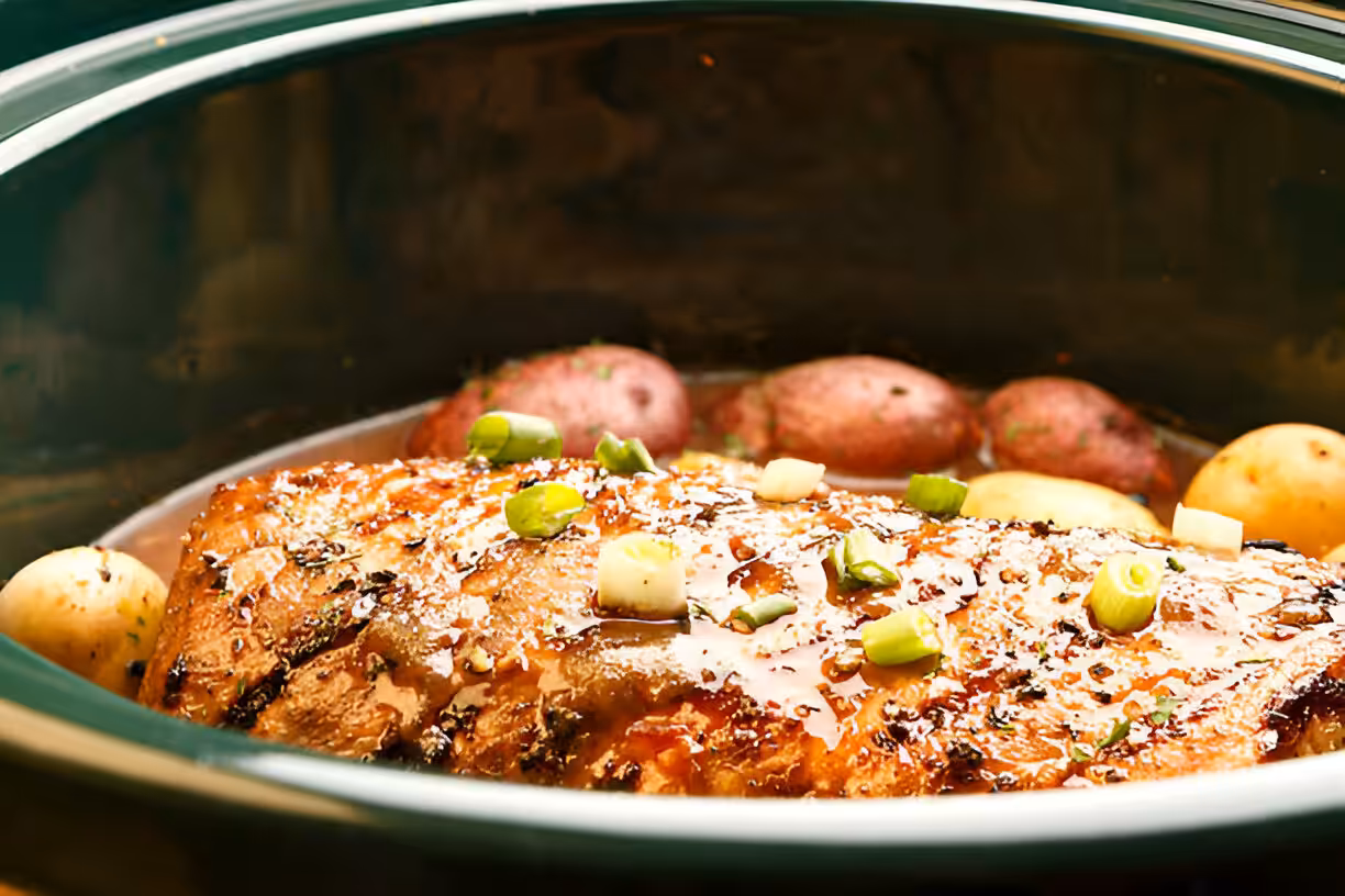 Easter Crock Pot Ham