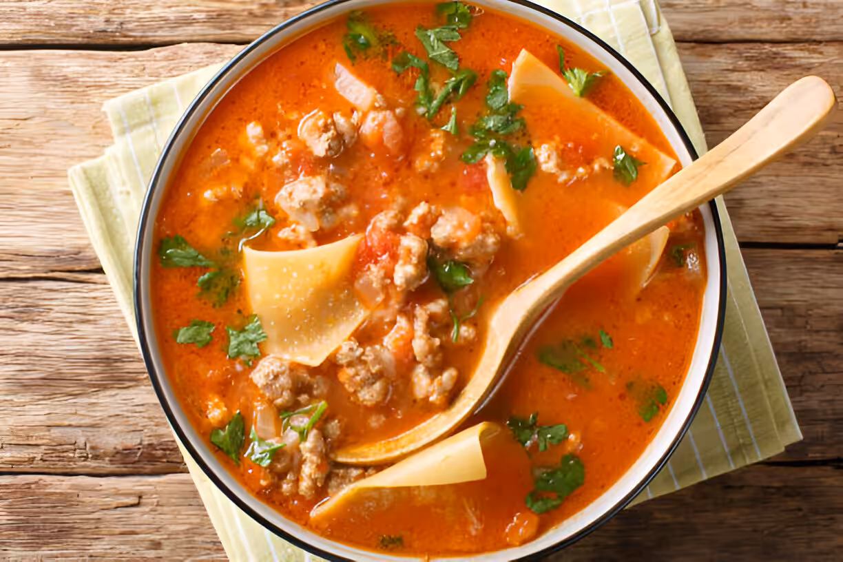 Gluten Free Lasagna Soup