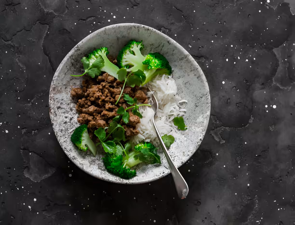 Ground Beef and Broccoli