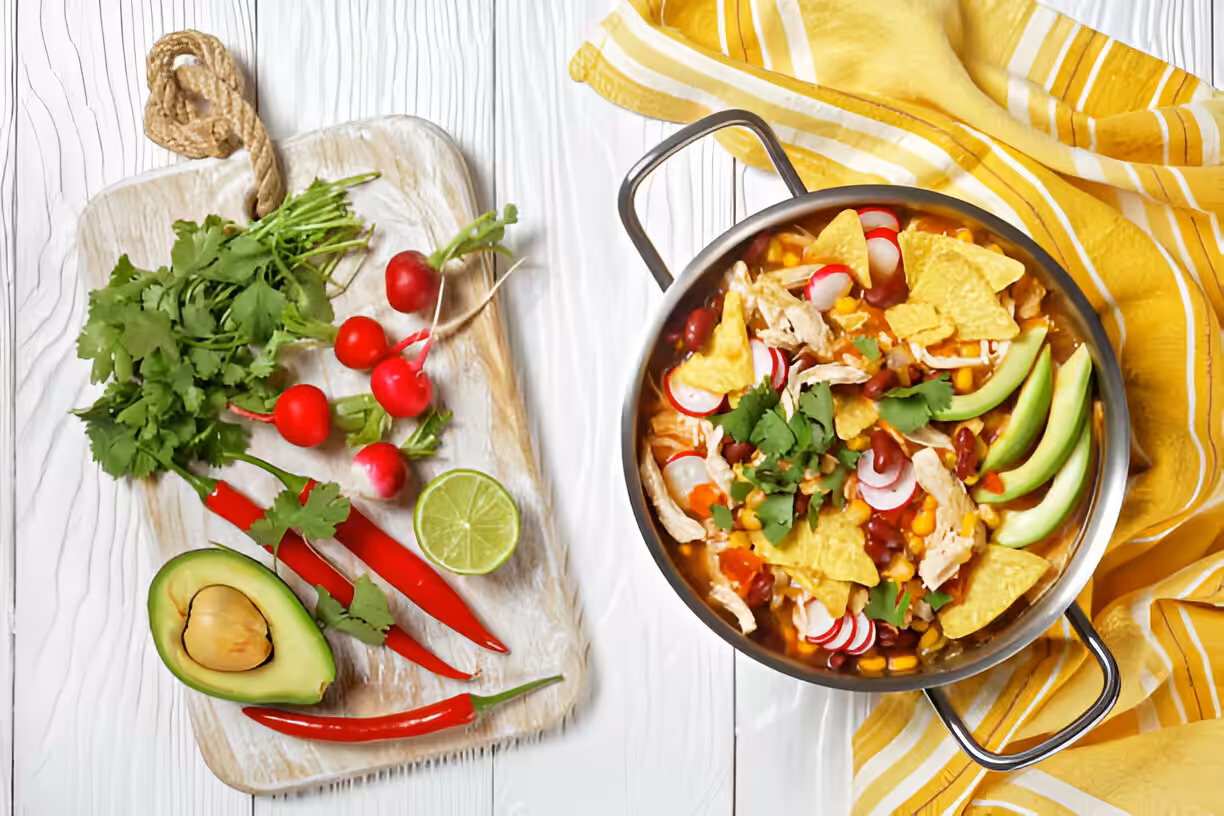 Keto & Low Carb White Chicken Chili