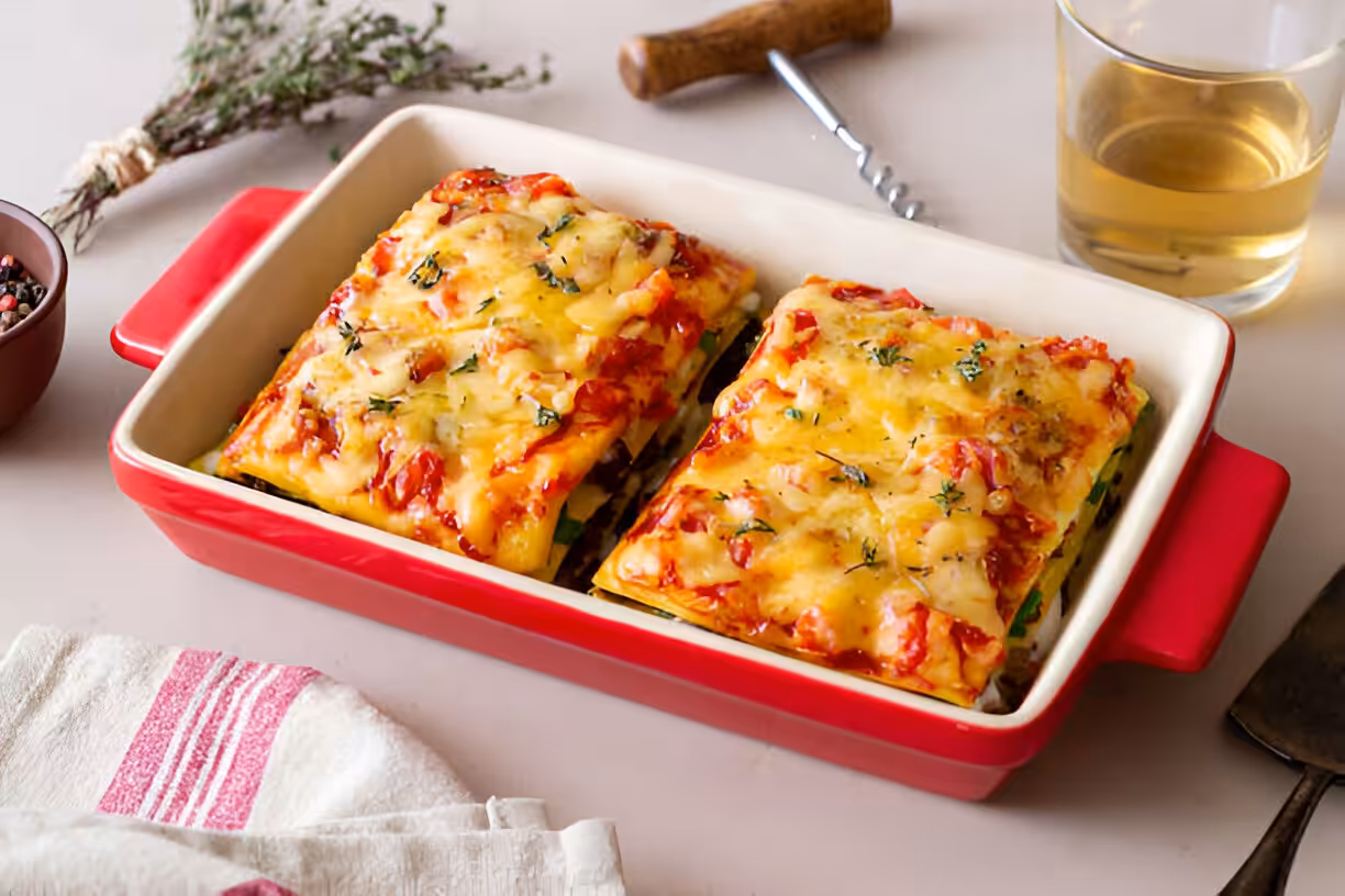 Loaded Veggie White Lasagna