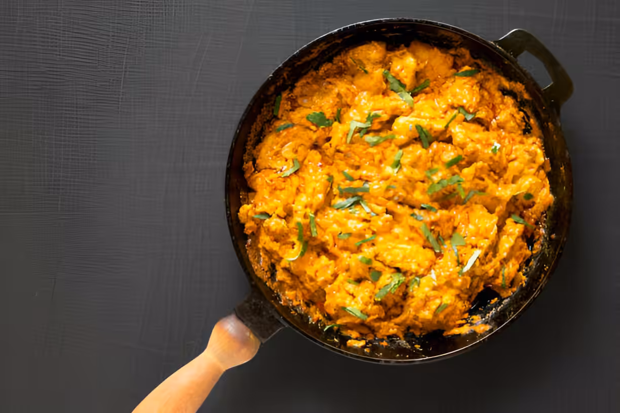 One Pot Keto Low Carb Chicken Enchilada Skillet