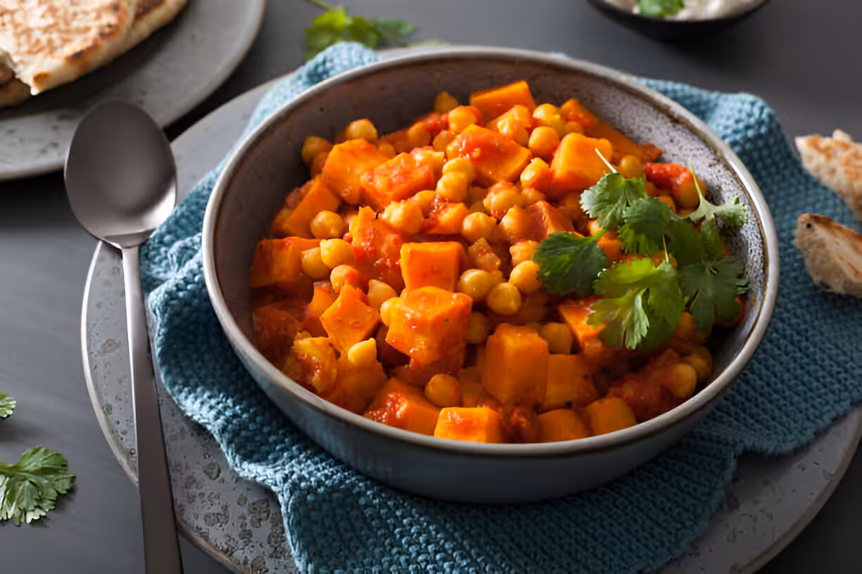 Sweet Potato and Chickpea Curry