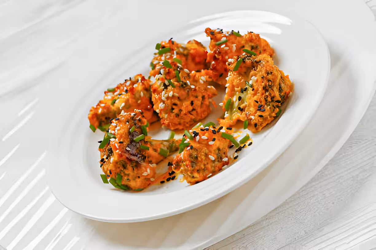 Vegan Bang Bang Cauliflower Wings