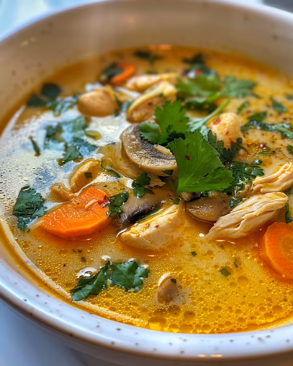 Ingredients and vegetables sautéing for turmeric chicken soup
