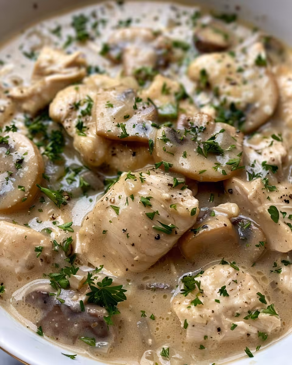 Ingredients for slow cooker chicken and dumplings in bowls