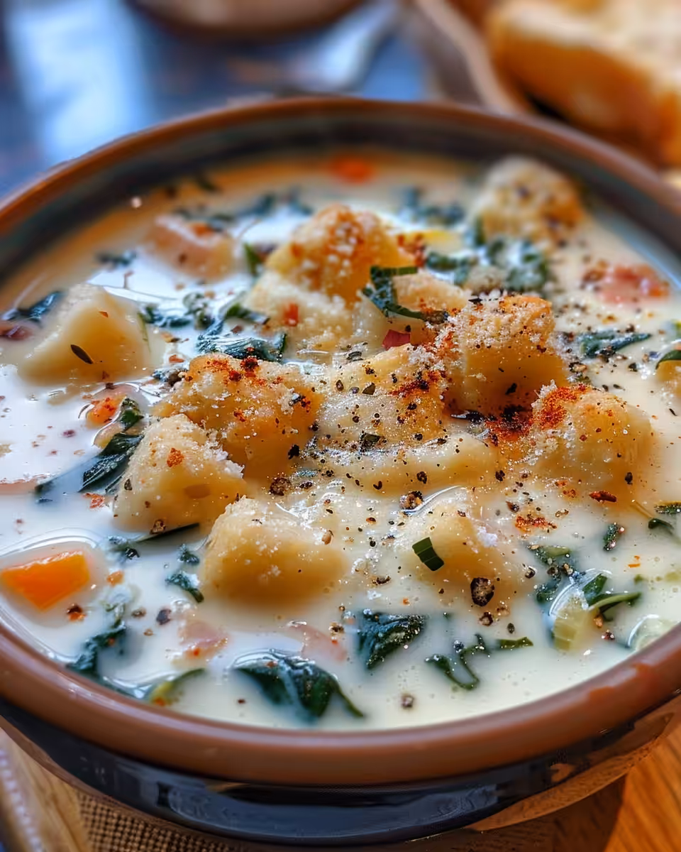 Ingredients laid out for chicken gnocchi soup recipe