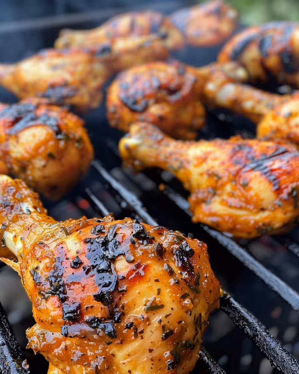 Ingredients for chicken marinade mixed together in a bowl