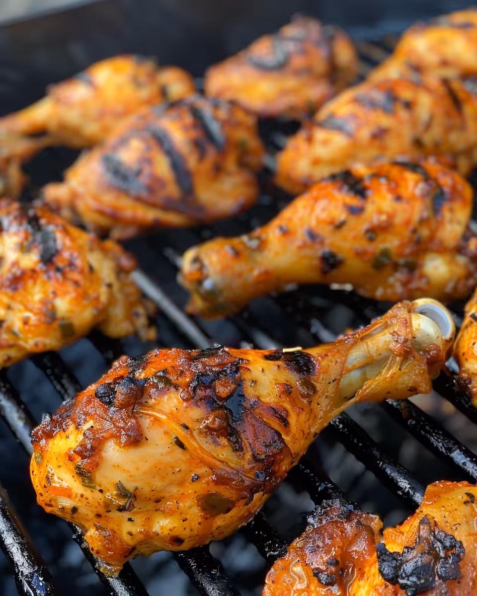 Sliced pressure cooker chicken with fresh parsley garnish