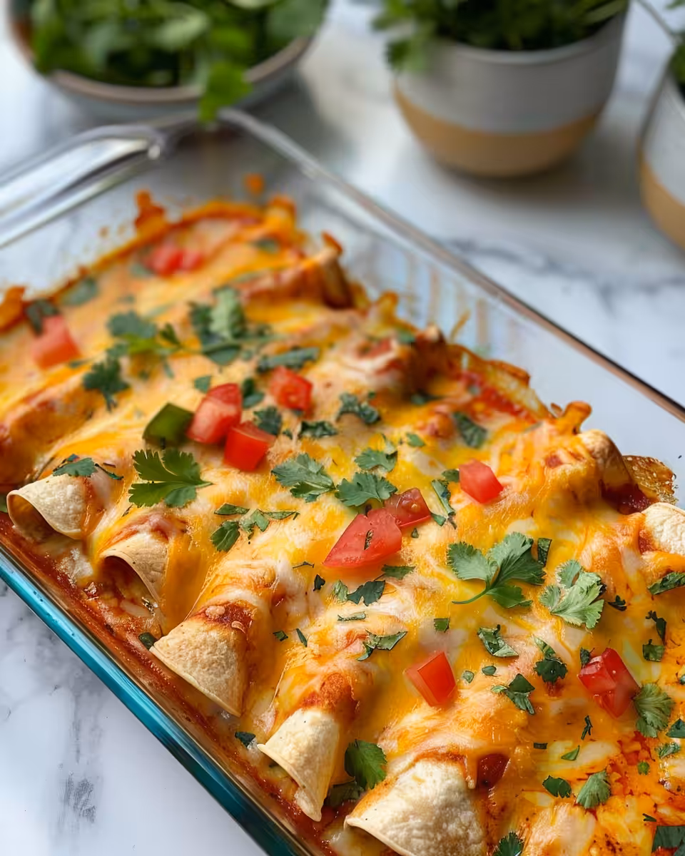 Close-up of best chicken enchiladas cooking in pressure cooker