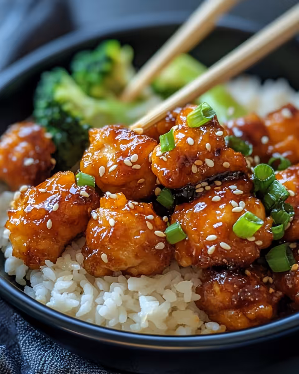 Ingredients for honey garlic chicken including honey, garlic, chicken thighs in bowls