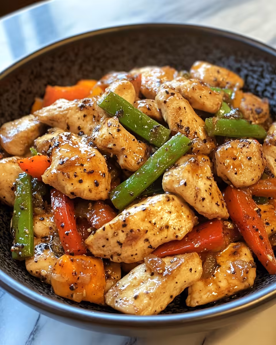 Black pepper chicken stew steaming in pressure cooker