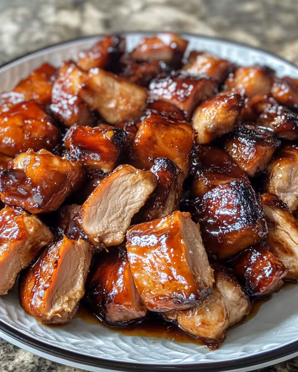 Char Siu chicken steaming in pressure cooker