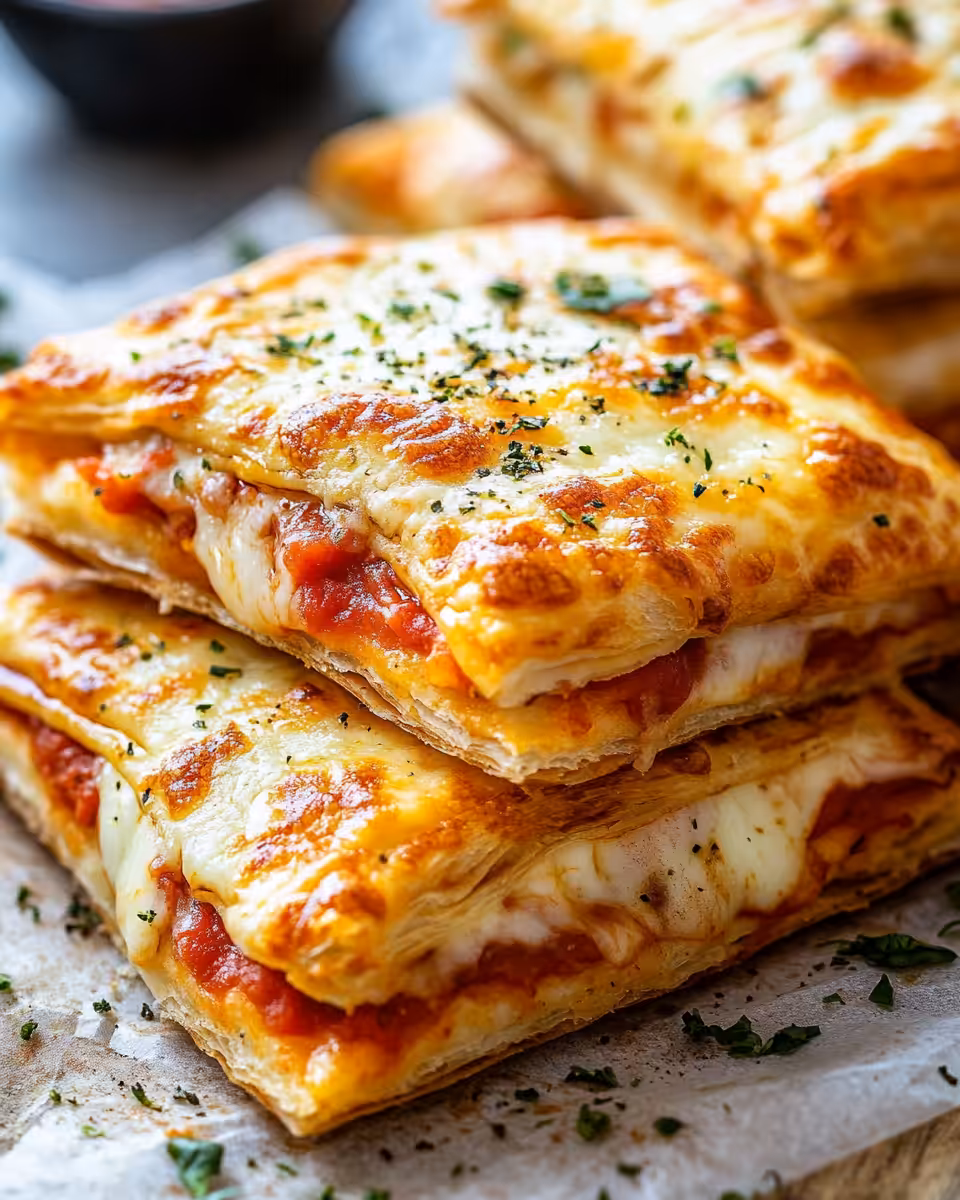 Ingredients of pizza pockets ready on floured surface
