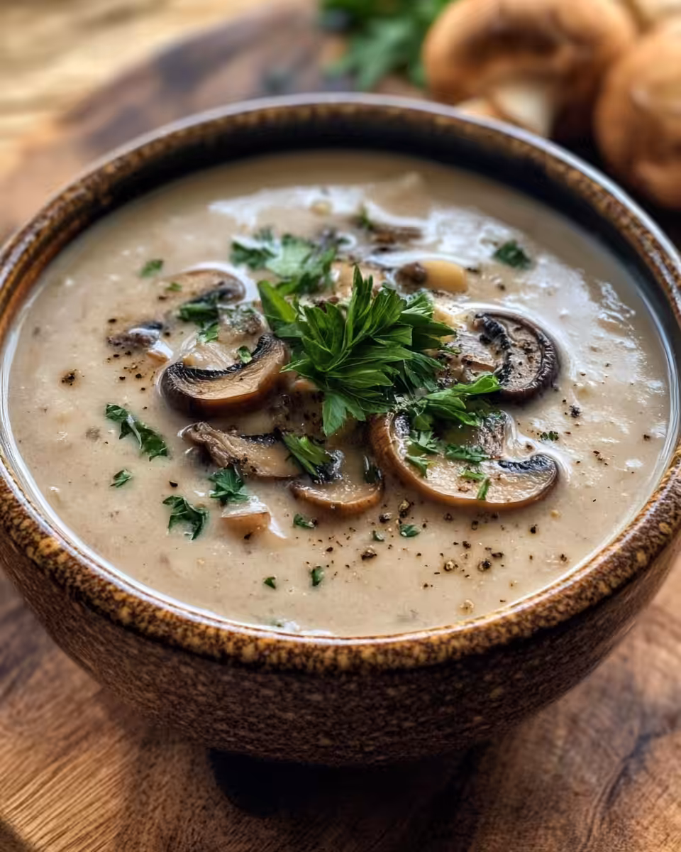 Sautéing mushrooms and onions in pressure cooker for creamy soup