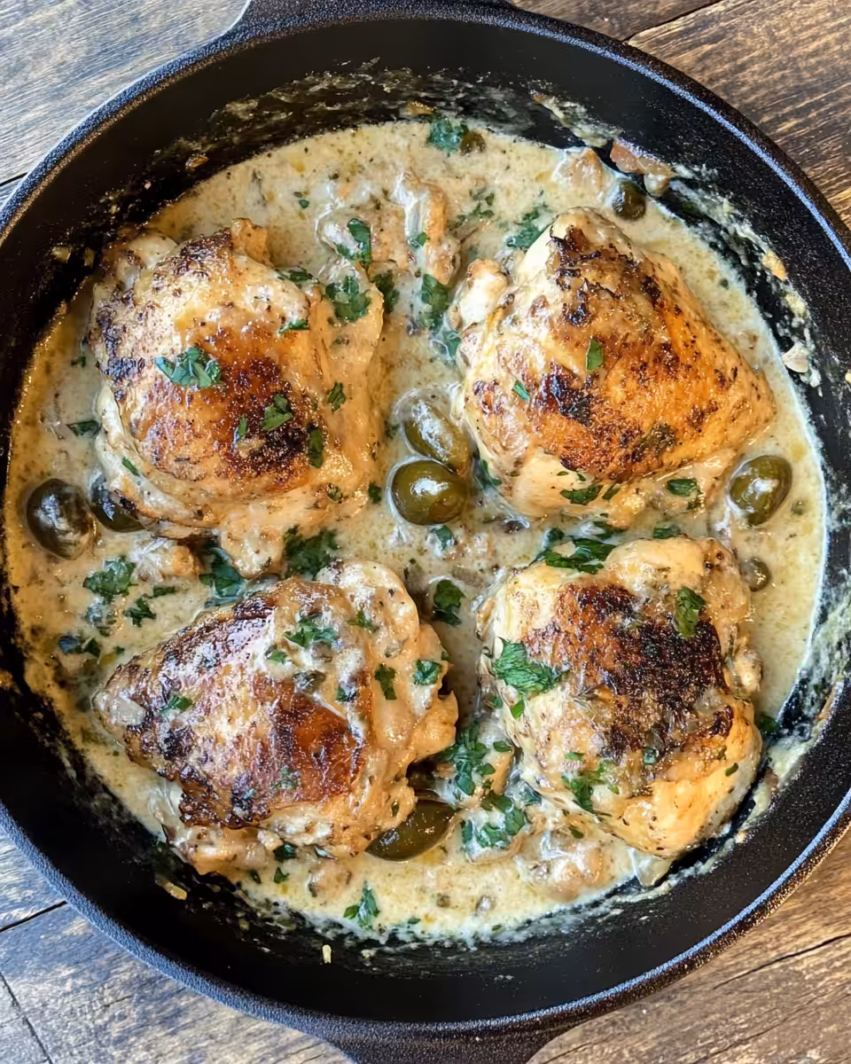 Creamy pepperoncini chicken cooking in pressure cooker close up