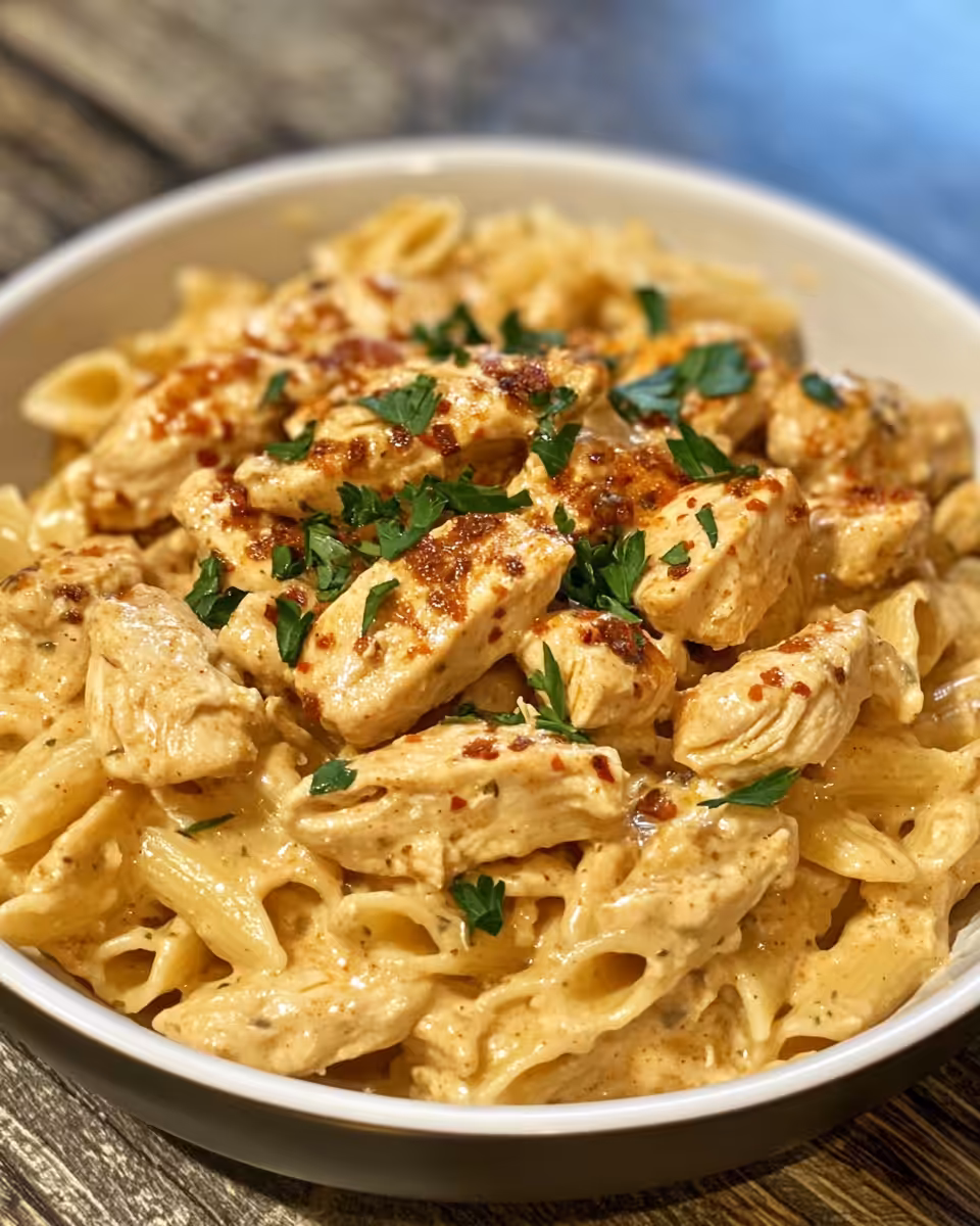 First hiss from cooker and pressure cooking chicken pasta