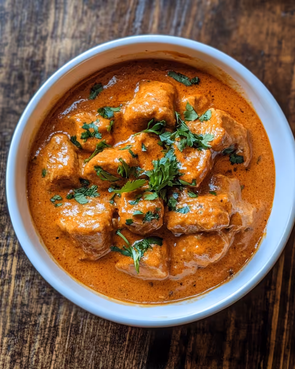 Golden baked naanpanadas filled with creamy butter chicken