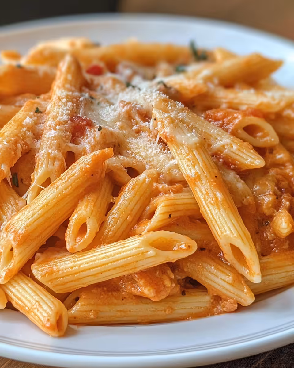 Slow cooker with pasta and beef cooking inside, aroma filling the kitchen