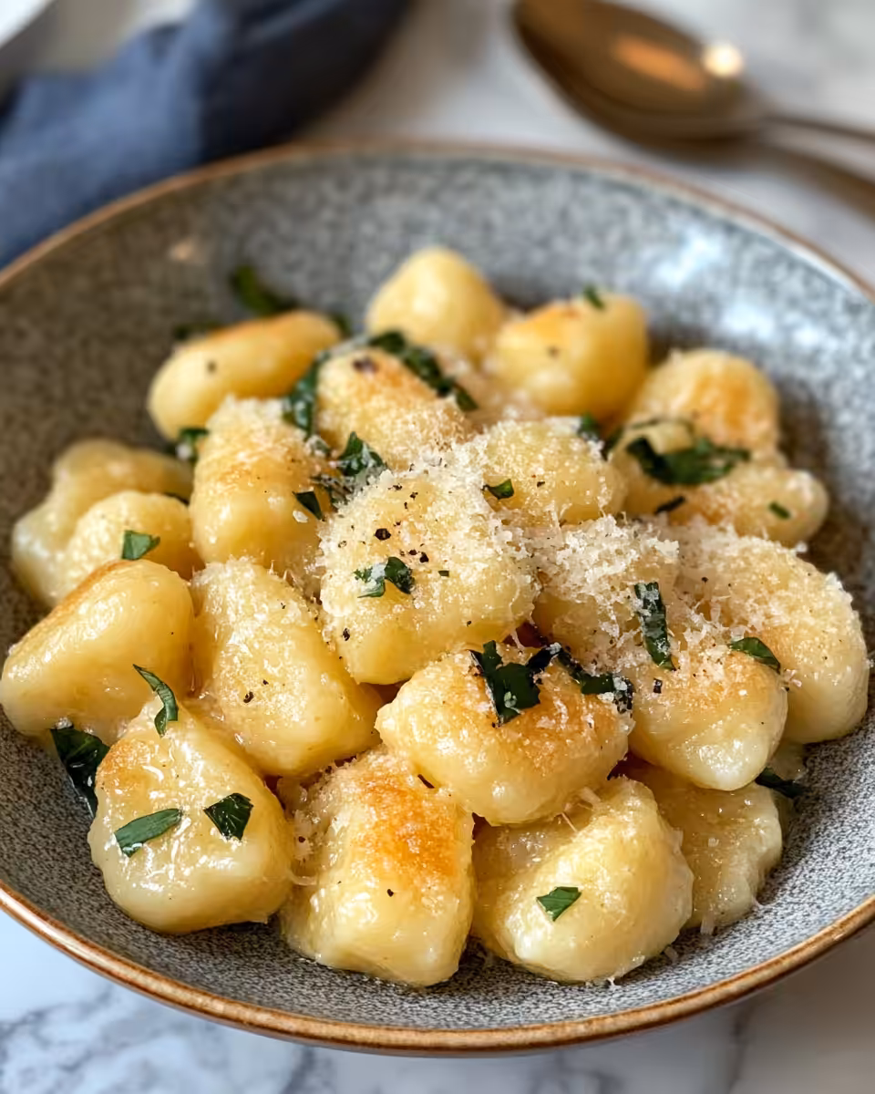Ingredients for pressure cooker garlic butter Parmesan gnocchi
