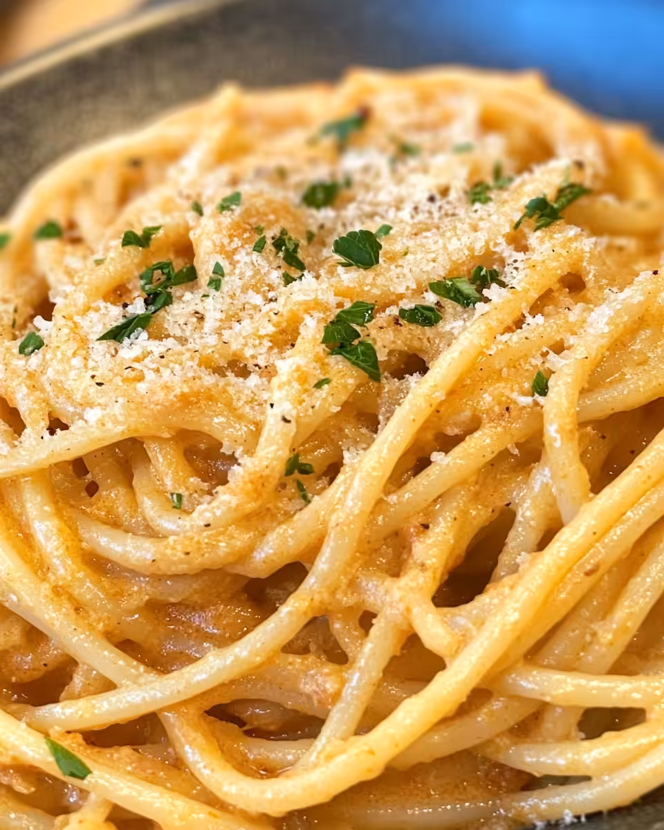 Pressure cooker with simmering creamy Cajun spaghetti squash