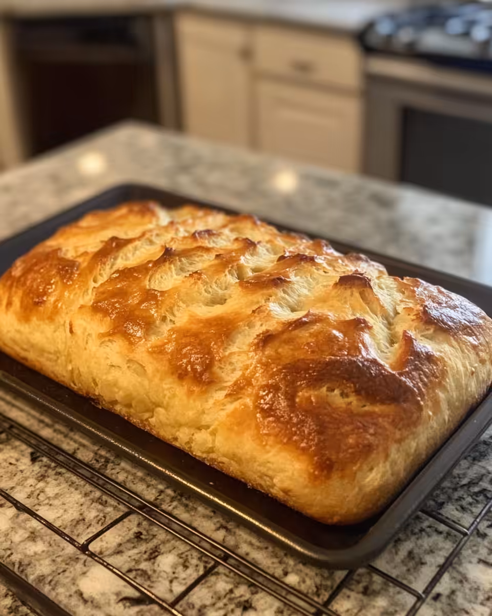 Gluten-free Irish Potato Bread served with butter and jam