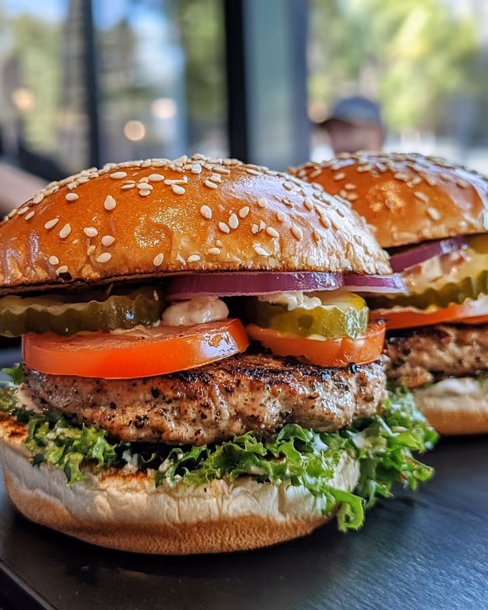 Fresh ingredients for Greek chicken burgers in bowl