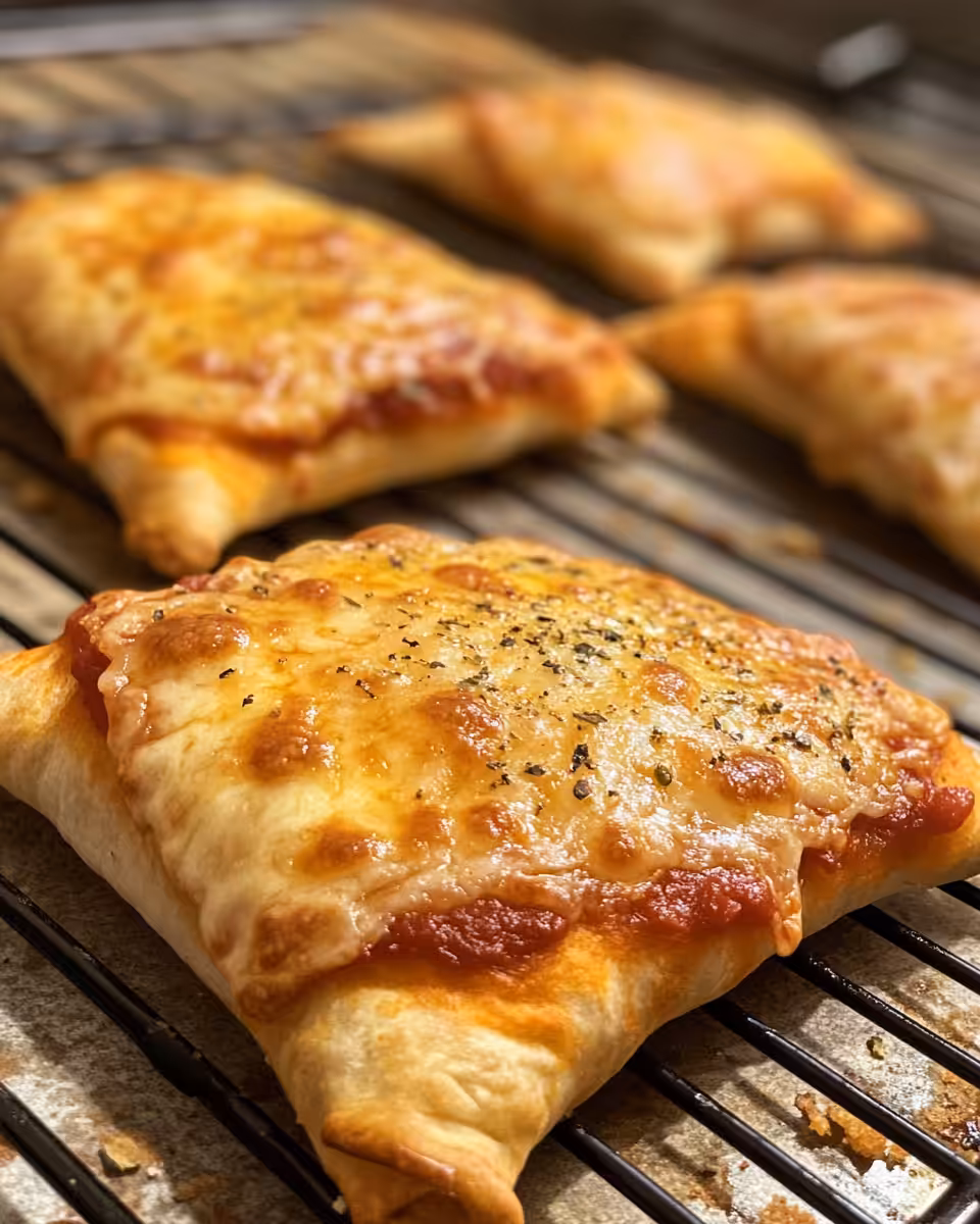 Ingredients and dough preparation for pizza pockets with mozzarella and sauce