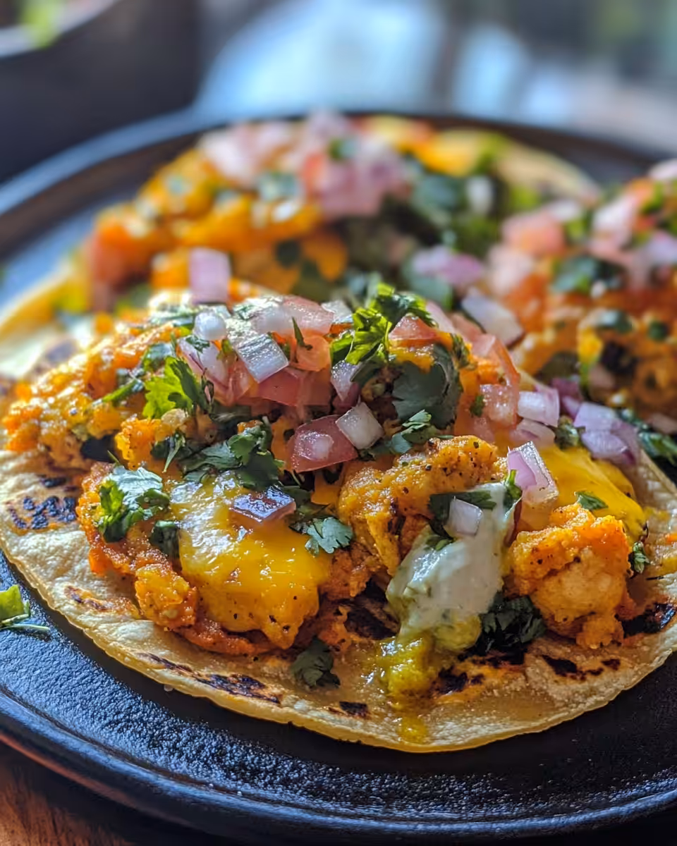 Ingredients for Indian chicken smash tacos laid out on a kitchen counter
