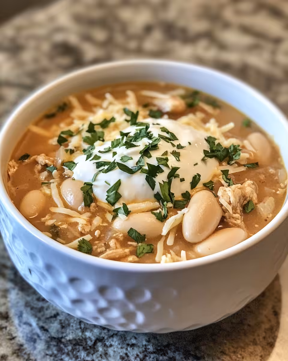 Instant Pot cooking white chicken chili with steam and ingredients