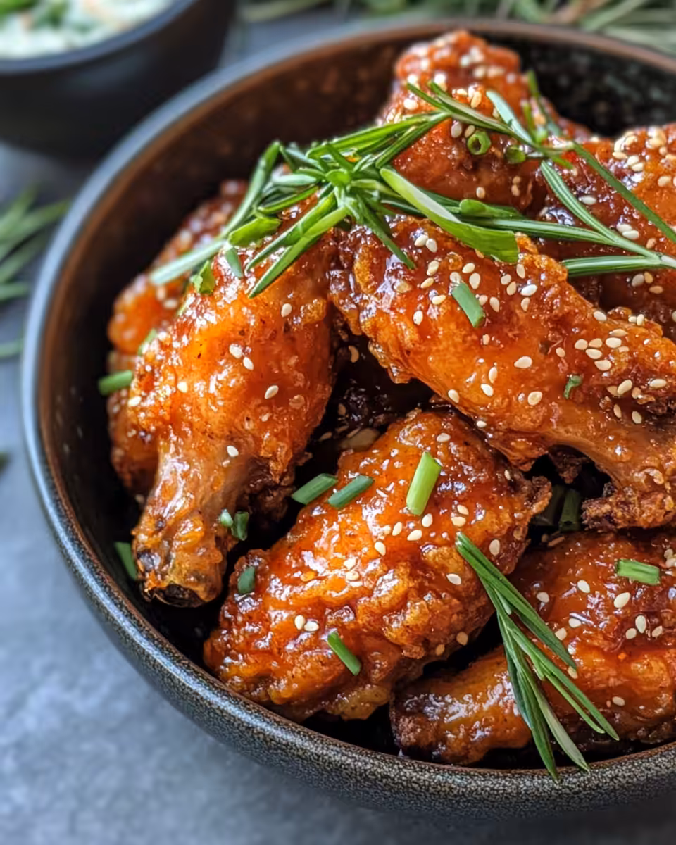Ingredients for Korean fried chicken laid out on a kitchen surface
