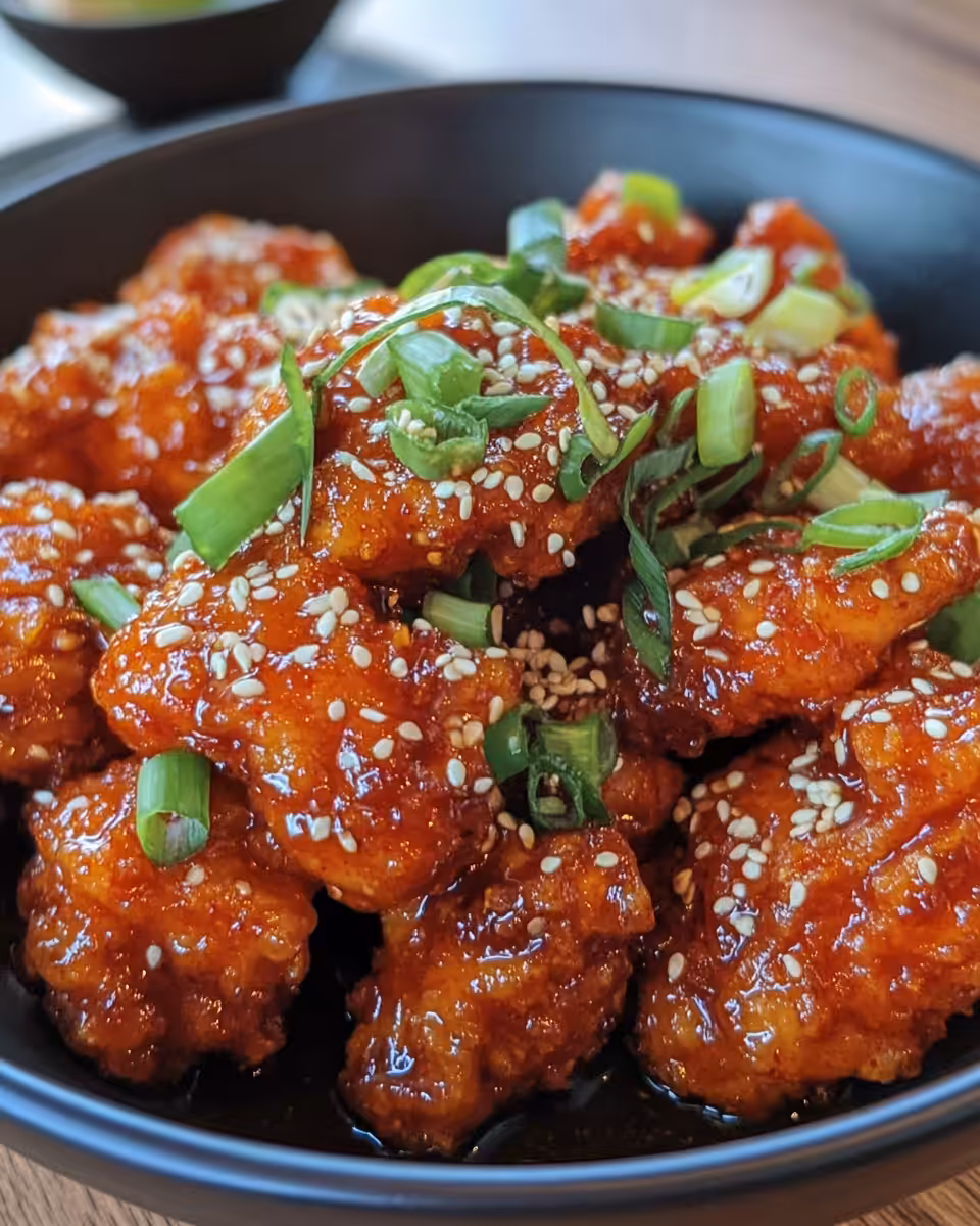 Ingredients and marinade preparation for Gochujang chicken