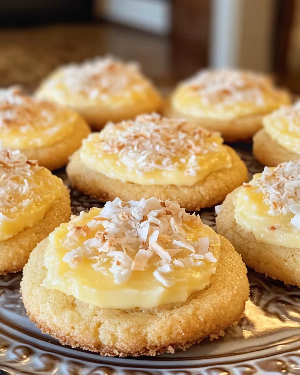 Ingredients for lemon coconut cheesecake bites including cream cheese and pudding