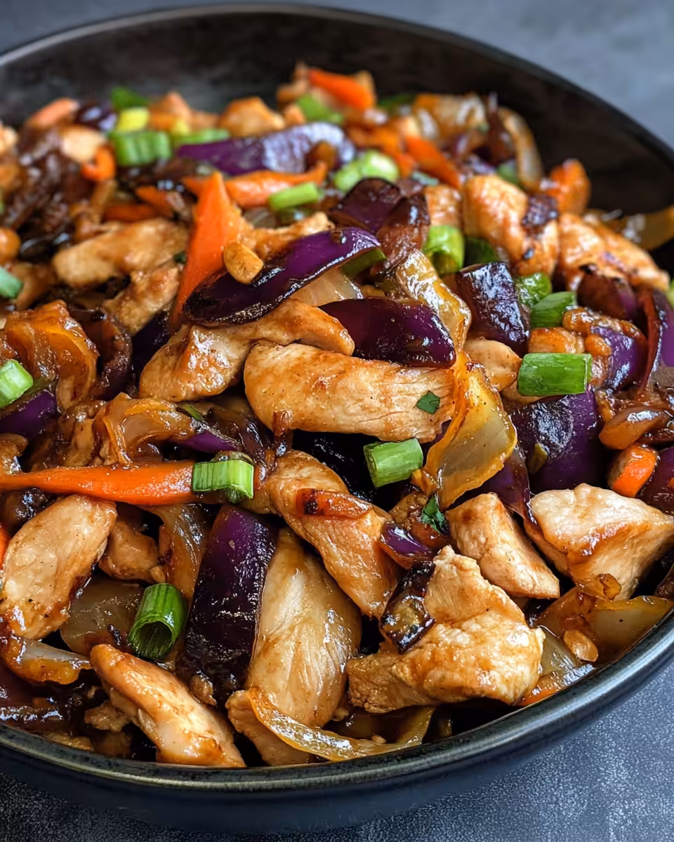 Scrambled eggs cooked separately for moo shu chicken stir-fry