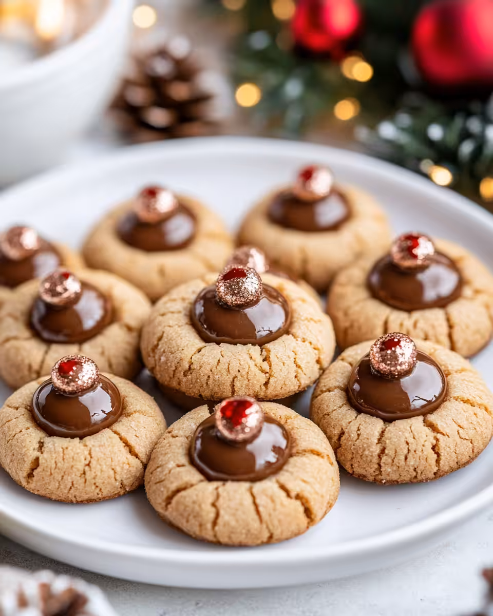 Peppermint chocolate crinkle cookies fresh from the pressure cooker