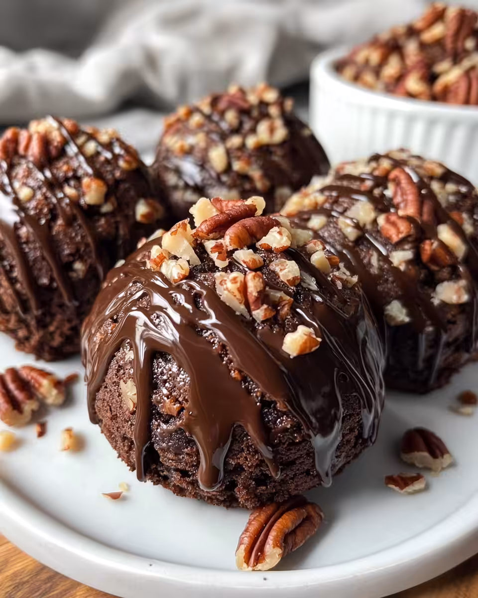 Pressure cooker with pecan pie brownie bombs cooking inside