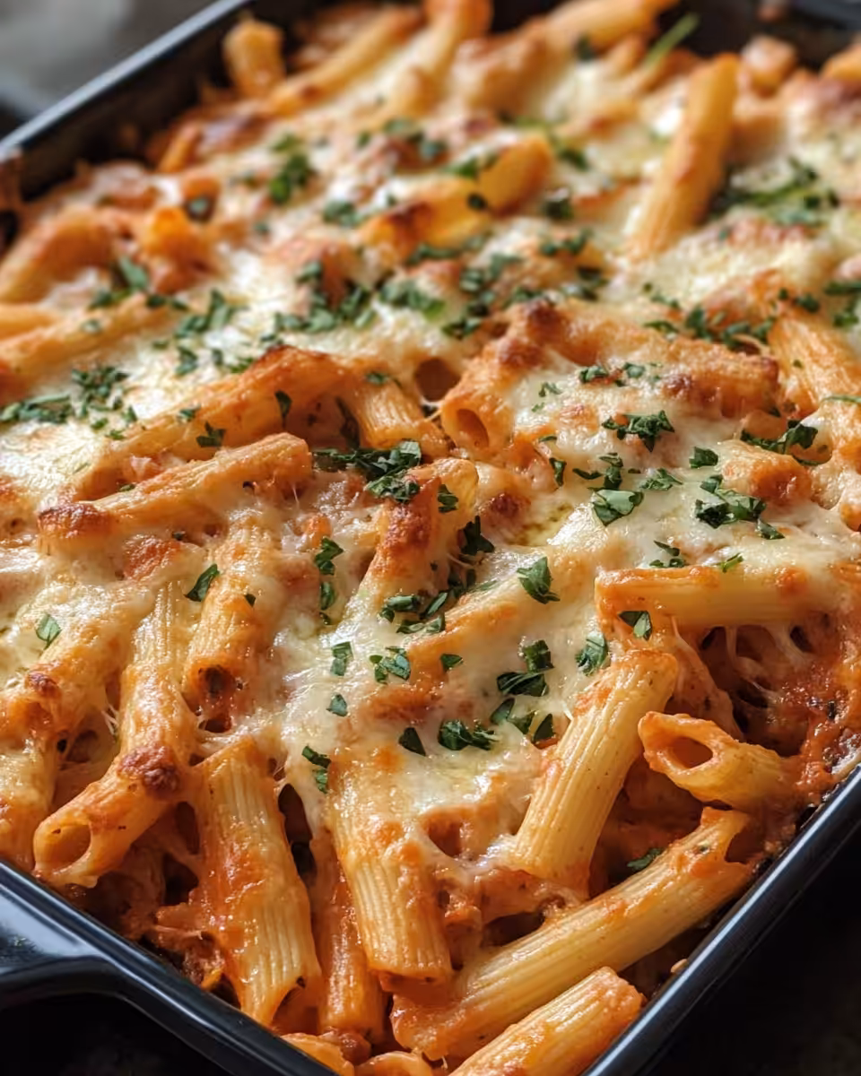 Cheese mixture preparation for Million Dollar Penne Pasta Bake