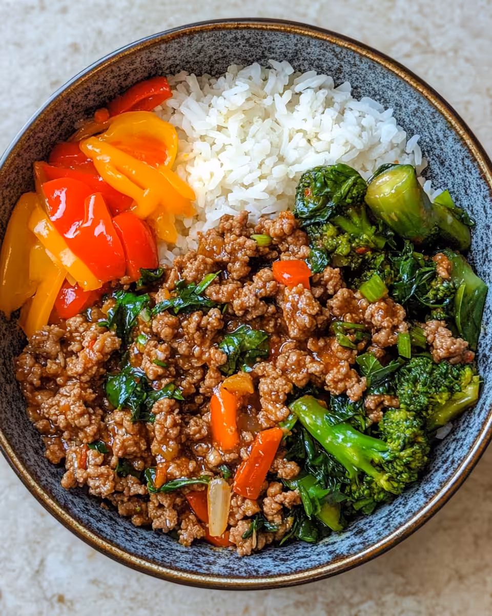 Pressure cooker starting with ground turkey ingredients ready