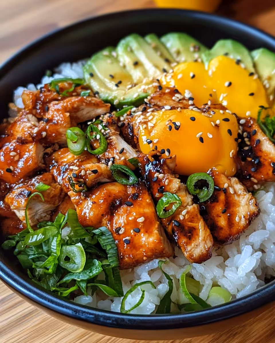 Ingredients for Korean BBQ chicken including garlic, ginger, gochujang and soy sauce